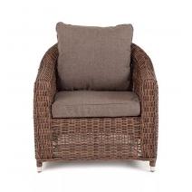  "Кон Панна" кресло из искусственного ротанга, цвет коричневый, фото 4 