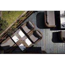  "Кон Панна" кресло из искусственного ротанга, цвет коричневый, фото 13 