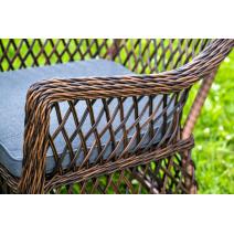  "Доппио" обеденная группа плетеная, цвет коричневый, фото 8 