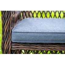  "Доппио" обеденная группа плетеная, цвет коричневый, фото 11 