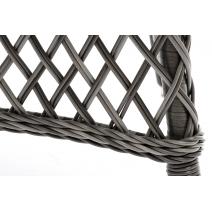  "Эспрессо" плетеный круглый стол, диаметр 118 см, цвет графит, фото 5 