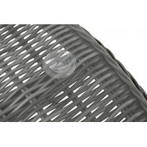  "Эспрессо" плетеный круглый стол, диаметр 118 см, цвет графит, фото 7 