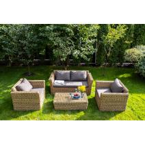  "Капучино" кресло из искусственного ротанга (гиацинт), цвет соломенный, фото 12 