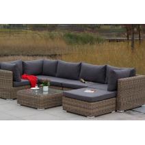  "Лунго" модуль диванный прямой с подушками, цвет соломенный, фото 8 