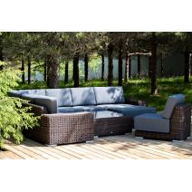  "Капри" трансформирующаяся лаунж-зона из искусственного ротанга, цвет коричневый, фото 4 