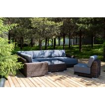  "Капри" трансформирующаяся лаунж-зона из искусственного ротанга, цвет коричневый, фото 6 