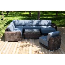  "Капри" трансформирующаяся лаунж-зона из искусственного ротанга, цвет коричневый, фото 7 