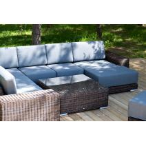  "Капри" трансформирующаяся лаунж-зона из искусственного ротанга, цвет коричневый, фото 9 