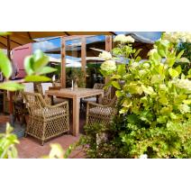  "Латте" плетеное кресло из искусственного ротанга, цвет соломенный, фото 24 