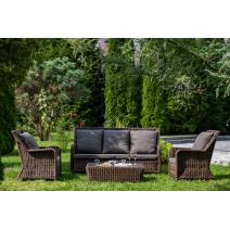  "Гляссе" лаунж-зона из искусственного ротанга, цвет коричневый, фото 4 