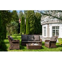  "Гляссе" лаунж-зона из искусственного ротанга, цвет коричневый, фото 5 