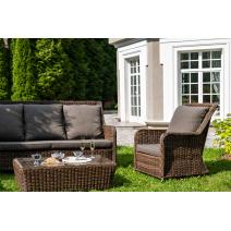  "Гляссе" лаунж-зона из искусственного ротанга, цвет коричневый, фото 6 