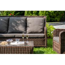  "Гляссе" лаунж-зона из искусственного ротанга, цвет коричневый, фото 9 