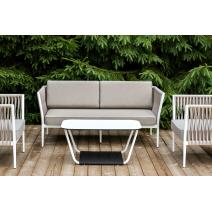  "Касабланка" лаунж-зона плетеная из роупа 4-местная, цвет серо-коричневый, фото 7 