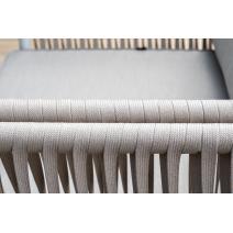  "Касабланка" лаунж-зона плетеная из роупа 4-местная, цвет серо-коричневый, фото 8 