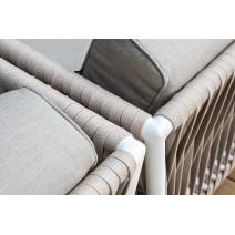  "Касабланка" лаунж-зона плетеная из роупа 4-местная, цвет серо-коричневый, фото 9 