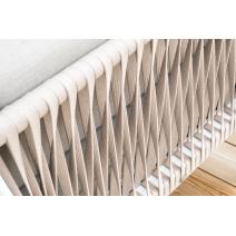  "Касабланка" лаунж-зона плетеная из роупа 4-местная, цвет серо-коричневый, фото 10 