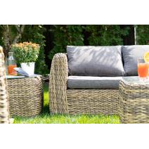  "Кальяри" лаунж-зона из искусственного ротанга (гиацинт), цвет соломенный, фото 15 