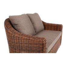  "Кон Панна" диван из искусственного ротанга двухместный, цвет коричневый, фото 3 