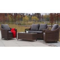  "Кон Панна" диван из искусственного ротанга двухместный, цвет коричневый, фото 6 