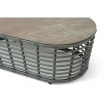  "Валенсия" журнальный столик из искусственного ротанга, цвет серый, фото 4 
