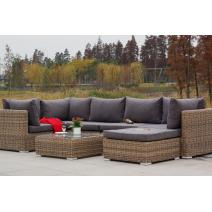  "Лунго" модуль диванный угловой с подушками, цвет соломенный, фото 5 