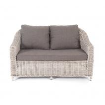  "Кон Панна" диван из искусственного ротанга двухместный, цвет бежевый, фото 2 