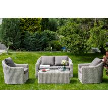  "Кон Панна" диван из искусственного ротанга двухместный, цвет бежевый, фото 6 