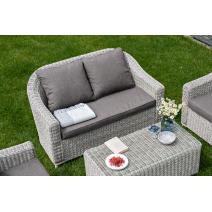  "Кон Панна" диван из искусственного ротанга двухместный, цвет бежевый, фото 7 