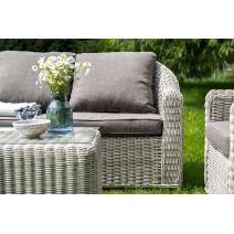  "Кон Панна" диван из искусственного ротанга двухместный, цвет бежевый, фото 8 