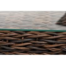  "Капучино" журнальный столик из искусственного ротанга (гиацинт), цвет коричневый, фото 6 