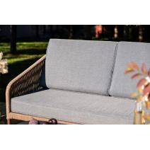  "Канны" лаунж-зона 5-местная плетеная из роупа (веревки), роуп коричневый, фото 9 