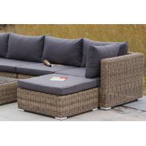  "Лунго" трансформирующаяся лаунж-зона из искусственного ротанга, цвет соломенный, фото 6 