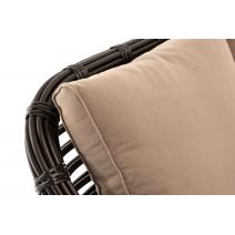  "Ницца" диван из искусственного ротанга трехместный, цвет бронзовый, фото 6 