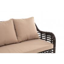  "Ницца" диван из искусственного ротанга трехместный, цвет бронзовый, фото 7 