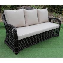  "Ницца" диван из искусственного ротанга трехместный, цвет бронзовый, фото 9 