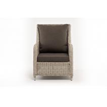  "Гляссе" кресло плетеное из искусственного ротанга, цвет бежевый, фото 2 