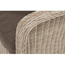  "Гляссе" кресло плетеное из искусственного ротанга, цвет бежевый, фото 4 