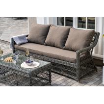  "Гранд Латте" лаунж-зона из искусственного ротанга, цвет графит, фото 9 