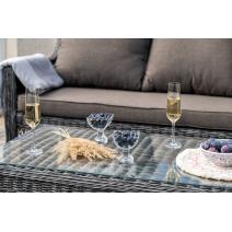  "Гранд Латте" лаунж-зона из искусственного ротанга, цвет графит, фото 14 