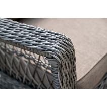  "Гранд Латте" лаунж-зона из искусственного ротанга, цвет графит, фото 17 