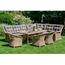  "Латте" плетеный стол из искусственного ротанга 160х90см, цвет соломенный, фото 6 