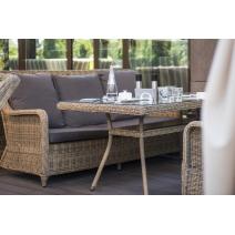  "Латте" плетеный стол из искусственного ротанга 160х90см, цвет соломенный, фото 26 