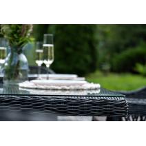  "Амароне" обеденная группа из искусственного ротанга на 6 персон, цвет графит, фото 11 