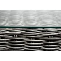  "Амароне" обеденная группа из искусственного ротанга на 6 персон, цвет графит, фото 20 