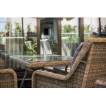  "Гляссе" лаунж-зона из искусственного ротанга, цвет соломенный, фото 6 