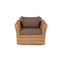  "Капучино" кресло из искусственного ротанга, цвет соломенный, фото 2 