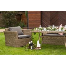  "Капучино" кресло из искусственного ротанга, цвет соломенный, фото 7 