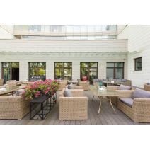  "Капучино" кресло из искусственного ротанга, цвет соломенный, фото 10 