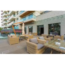  "Капучино" кресло из искусственного ротанга, цвет соломенный, фото 15 